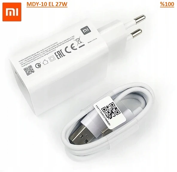 Xiaomi Note 9 Pro Şarj Cihazı Aleti MDY-10-EL 27W ürün görseli 1