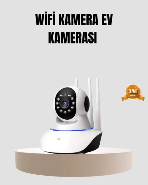 Hd Ip Kamera – Gece Görüşlü, Hareket Sensörlü, Mobil Takip Ve Çift Yönlü Ses ürün görseli 1