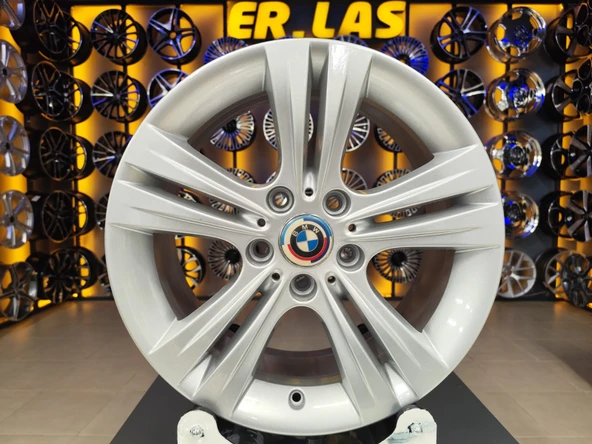 4 Adet BMW ORIJINAL 7.5*17 5*120 ET37 72.6 SILVER JANT REVİZE EDİLMİŞ (Takım) ürün görseli 1