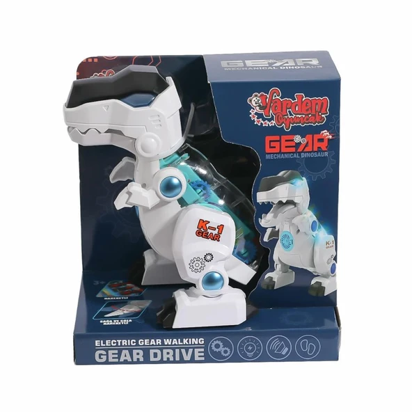 WE-K-1A Müzikli ve Işıklı Robot Dinazor -Vardem - Resim 2