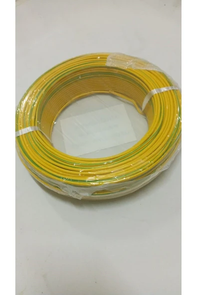 İNWATT 2.5 mm 100 metre Sarı-yeşil NYA  kablo . Tam kesit topraklama tesisat kablosu ürün görseli 1