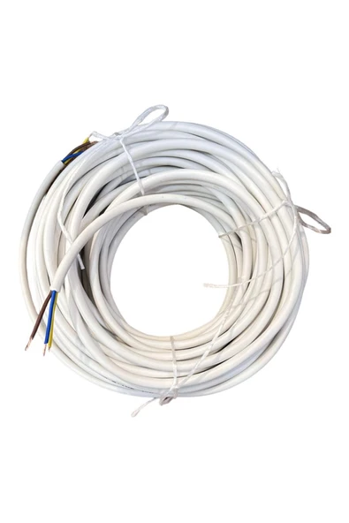 İNWATT 3x1,5 MM CCA TTR BEYAZ RENK KAUÇUK TOPRAKLI SEYYAR ELEKTRİK KABLOSU (20 METRE) ürün görseli 1