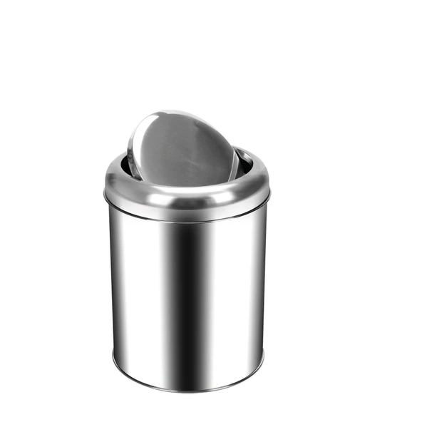 Krom Pratik Kapaklı Çöp Kutusu 8 Litre ürün görseli 1