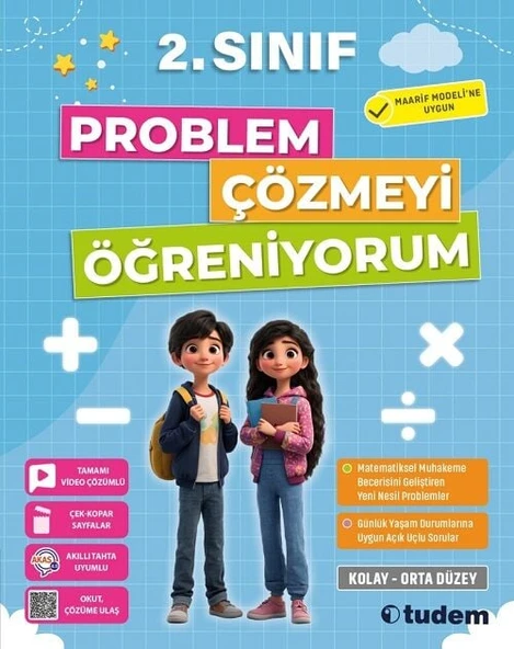 Tudem 2. Sınıf Problem Çözmeyi Öğreniyorum Tudem Yayınları ürün görseli 1