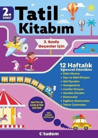 Tudem 2. Sınıf Tatil Kitabım Tudem Yayınları ürün görseli 1