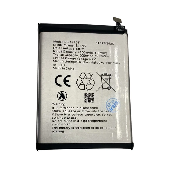 General Mobile GM23 Pil Batarya BL-A47CT 5000 mAh ürün görseli 1