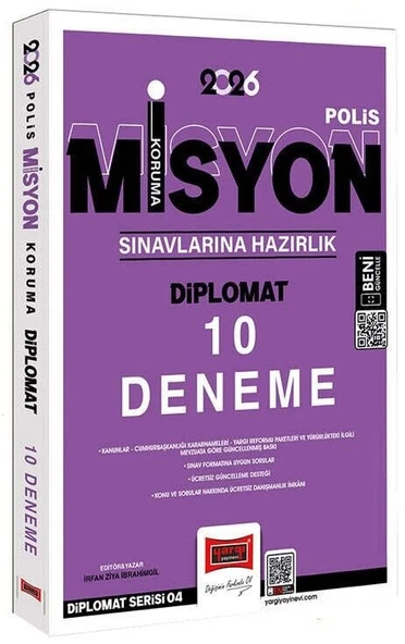 Yargı 2026 Polis Meslek İçi Misyon Koruma Diplomat 10 Deneme Yıldız Serisi Yargı Yayınları ürün görseli 1