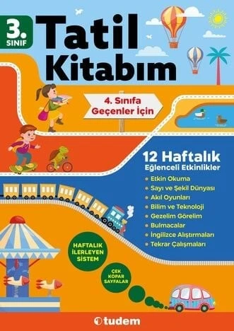 Tudem 3. Sınıf Tatil Kitabım Tudem Yayınları ürün görseli 1