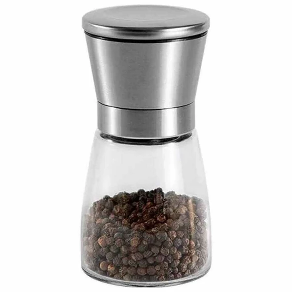 Çelik Kapaklı Tuz & Biber Değirmeni 13 Cm ürün görseli 1