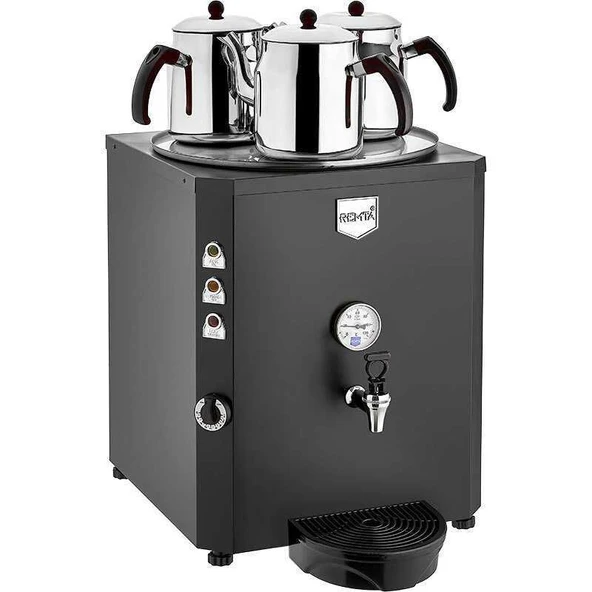 Remta Üç Demlik Jumbo Çay Makinesi 40 Litre (Otomatik Su Alma, Damacana) ürün görseli 1