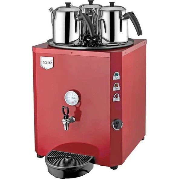 Remta Üç Demlik Jumbo Çay Makinesi 40 Litre (Otomatik Su Alma, Damacana) ürün görseli 1