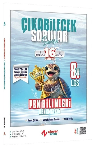 İşleyen Zeka 8. Sınıf LGS Fen Bilimleri Çıkabilecek Sorular 16 Deneme İşleyen Zeka Yayınları ürün görseli 1