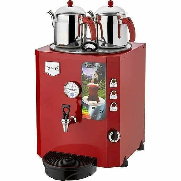Remta İki Demlikli Çay Makinesi 23 Litre (Otomatik Su Alma Şebekeden) ürün görseli 1