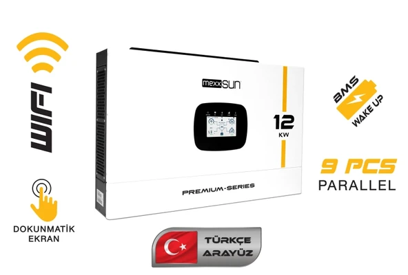 MEXX-P12kW - Premium 48V 12kW (Paralel /Wi-Fi/ Dual Output) ürün görseli 1