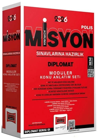Yargı 2026 Polis Misyon Koruma Diplomat Konu Anlatımlı Modüler Set Yargı Yayınları ürün görseli 1