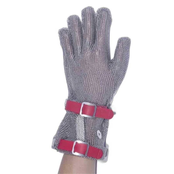 Çelik Eldiven Uzun 8 Cm Kırmızı (M) ürün görseli 1