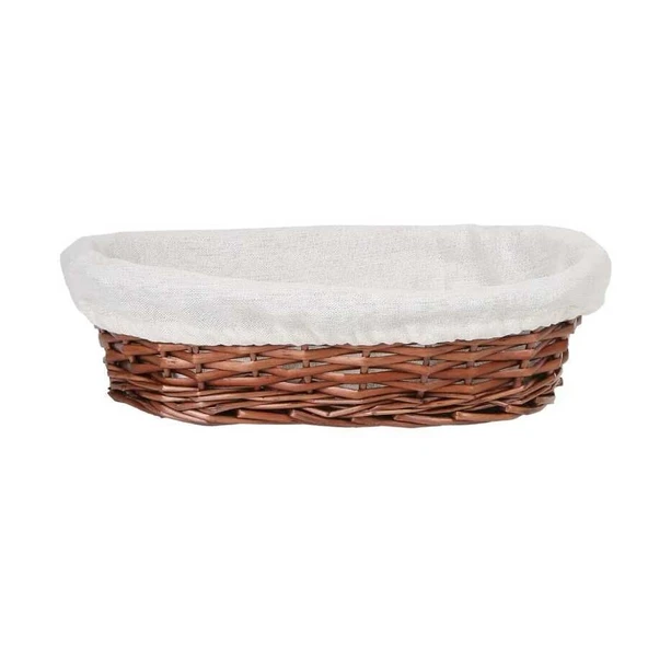 Hasır Bezli Oval Sepet 20 Cm ürün görseli 1