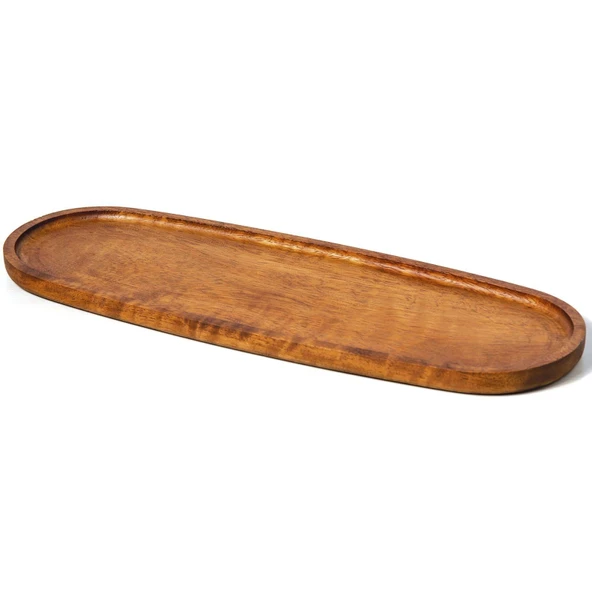 İreko Oval Sunum Tahtası 47*16 Cm ürün görseli 1