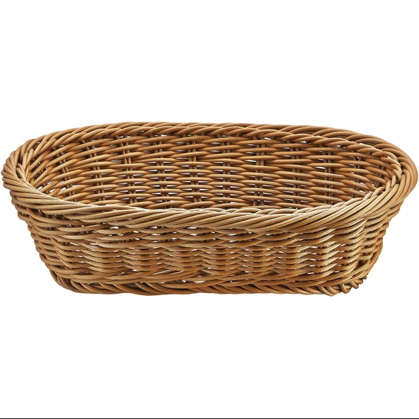 Plastik Oval Ekmek Sepeti 24*16 Cm ürün görseli 1