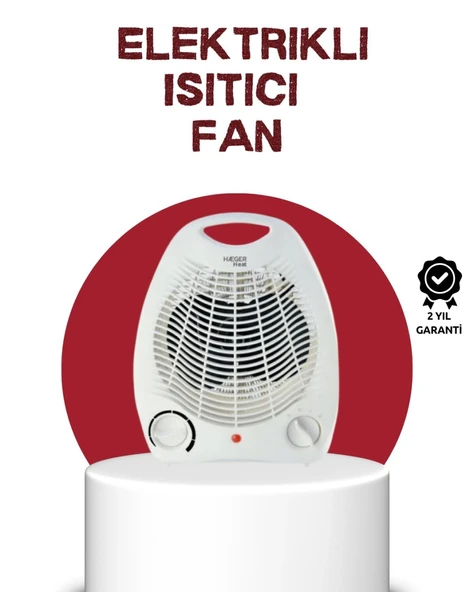 2000w Taşınabilir Elektrikli Fanlı Isıtıcı – Hızlı Isınma, Kompakt Boy ürün görseli 1