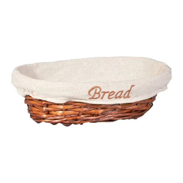 Hasır Bezli Oval Ekmek Sepeti 24*7 Cm ürün görseli 1