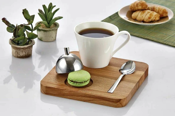 Biradlı Ahşap Nescafe Seti ürün görseli 1