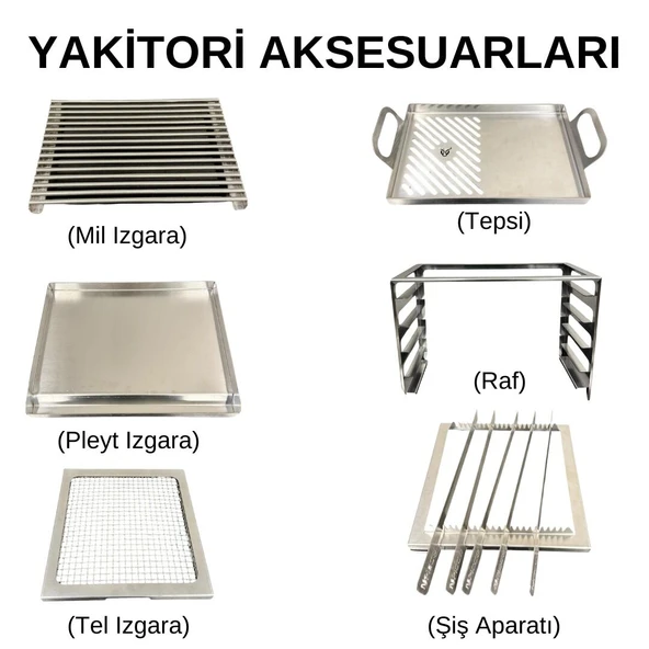 Yakitori Sunum Izgara 35 Cm - Resim 2