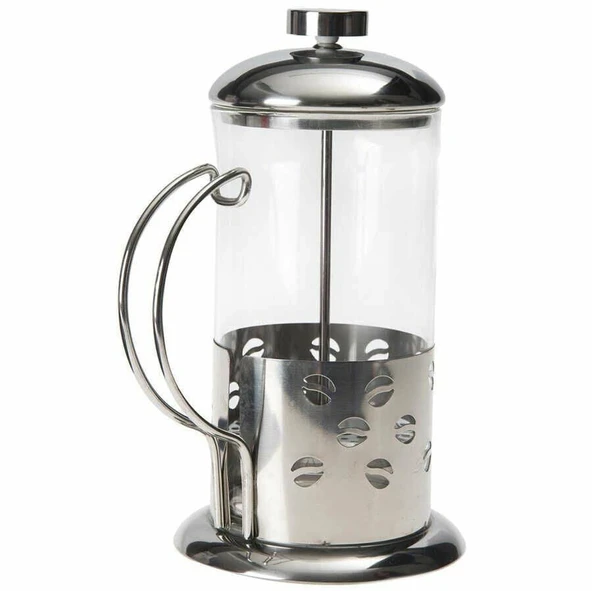 Biradlı Metal French Press ürün görseli 1