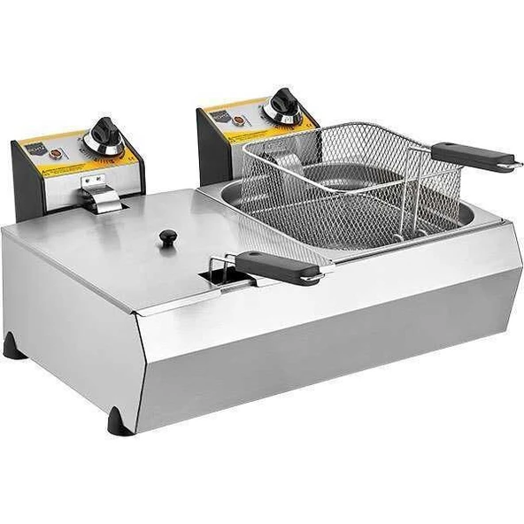 Remta Elektrikli Fritöz 8+8 Litre ürün görseli 1