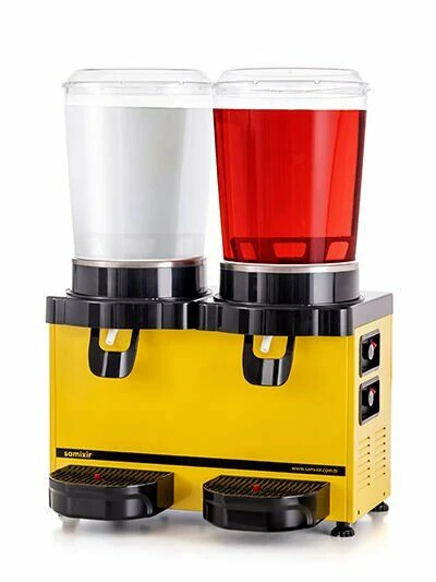 SAMIXIR Panoramik 10 Twin Soğuk İçecek Dispenseri 10+10 Litre ürün görseli 1