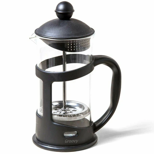 Biradlı Siyah French Press ürün görseli 1