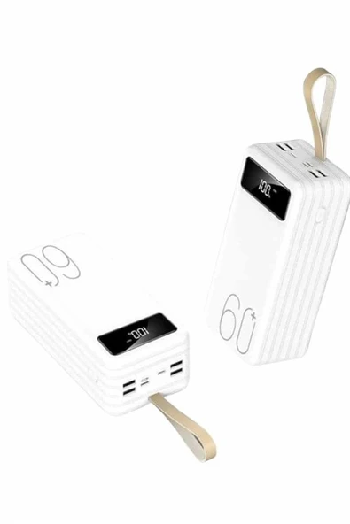 Powerbank 60.000 Mah Taşınabilir Şarj Hızlı El Fenerli Dijital Göstergeli ürün görseli 1