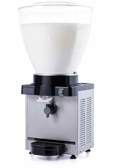 SAMIXIR KAM40 Panoramik Köpüklü Ayran Dispenseri  40 Litre Inox ürün görseli 1