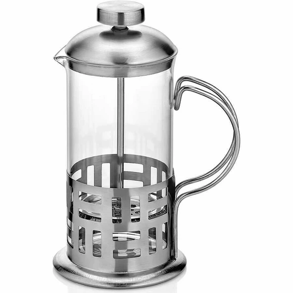 Biradlı Metal French Press ürün görseli 1