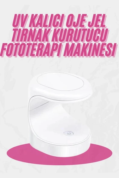 Kalıcı Oje Kurutucu Mini Uv Işınlı Taşınabilir Hızlı Ve Pratik Oje Kurutucu ürün görseli 1