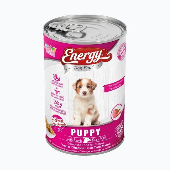Energy Kuzu Etli Yavru Yaş Köpek Maması - 400 g ürün görseli 1
