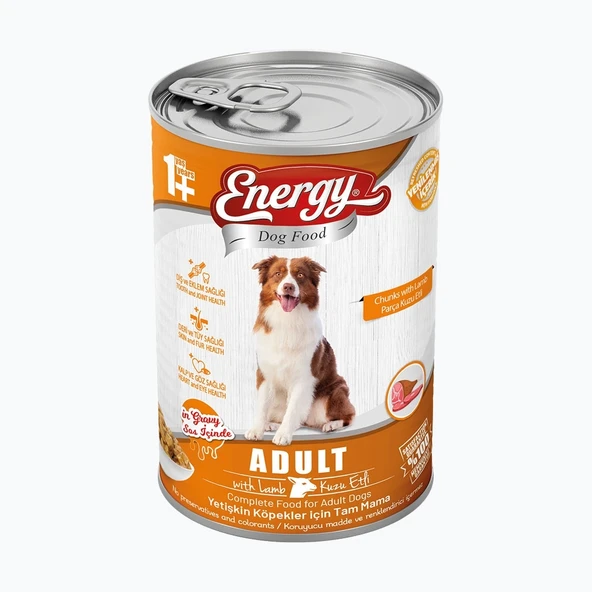 Energy Kuzu Etli Yetişkin Yaş Köpek Maması - 400 g ürün görseli 1