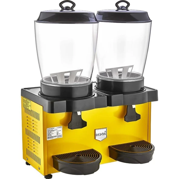 Remta Royal Mini Çiftli Şerbet ve Ayran Soğutucu 11+11 Lt ürün görseli 1