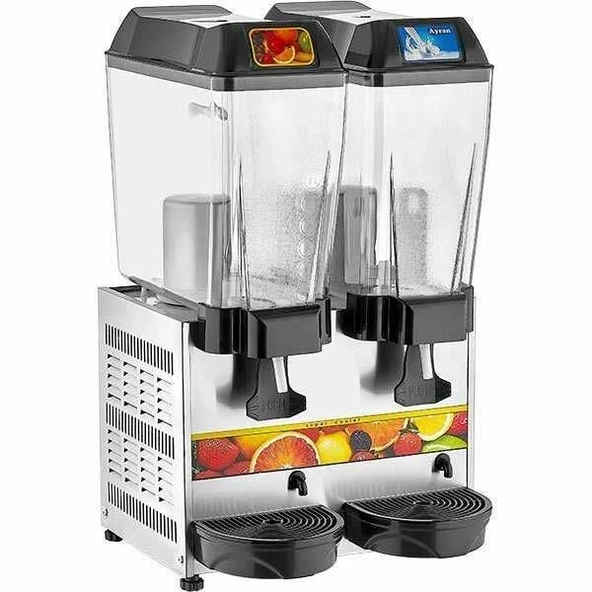 Remta Çiftli Şerbet+Ayran Soğutucu 20+20 Litre ürün görseli 1