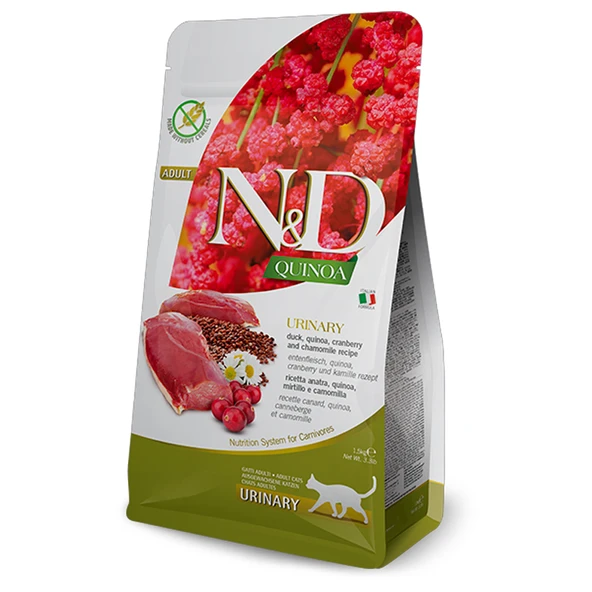 N&D Quinoa Ördekli Urinary Yetişkin Kedi Maması 1,5 Kg ürün görseli 1