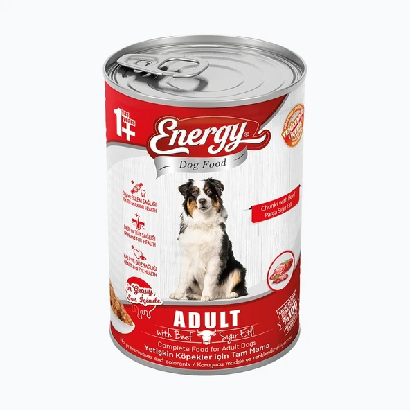 Energy Sığır Etli Yetişkin Yaş Köpek Maması - 400 g ürün görseli 1
