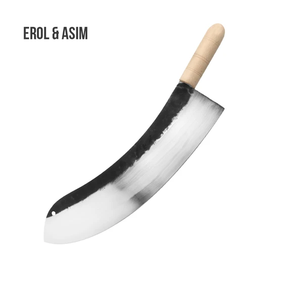Ahşap Saplı Karbon Çelik Zırh 30 Cm ürün görseli 1