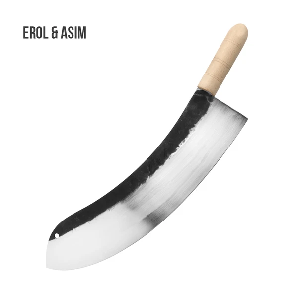 Ahşap Saplı Karbon Çelik Zırh 50 Cm ürün görseli 1