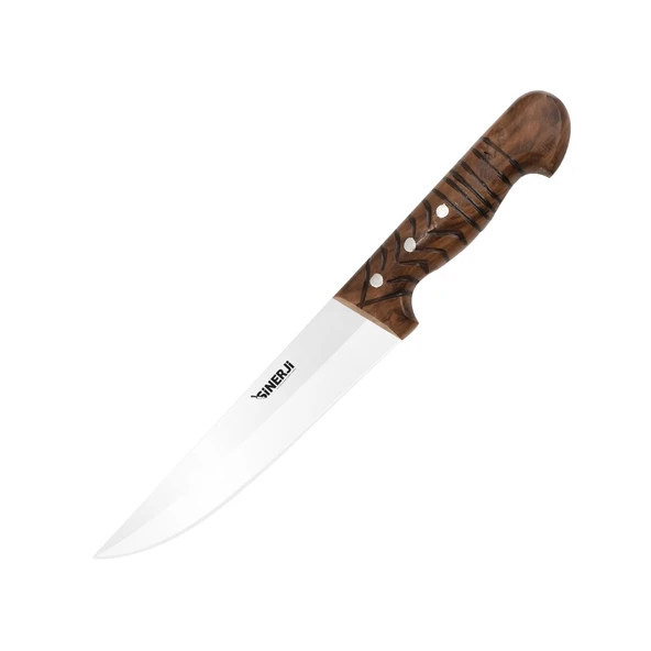 Wooden Saplı Kasap Bıçağı 18,5 Cm ürün görseli 1