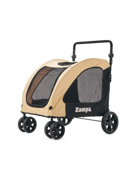 Zampa Sano Kedi & Köpek Arabası Haki - 20 kg Kapasiteli Sportif ve Şık Tasarım ürün görseli 1