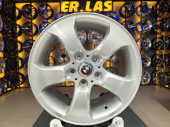 4 Adet BMW ORIJINAL 8*17 5*120  ET46 72.6 SILVER JANT REVİZE EDİLMİŞ (Takım) ürün görseli 1
