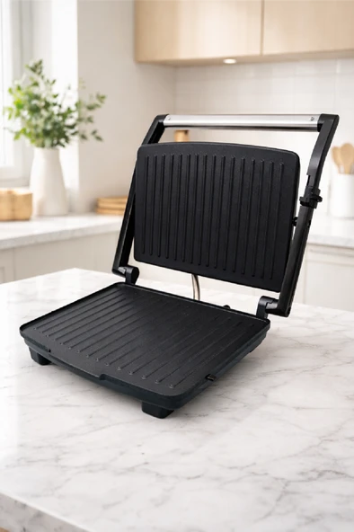 Sokany Profesyonel Elektrikli Izgara 2000W Yapışmaz Döküm Plaka Tost Grill KJ-202 ürün görseli 1