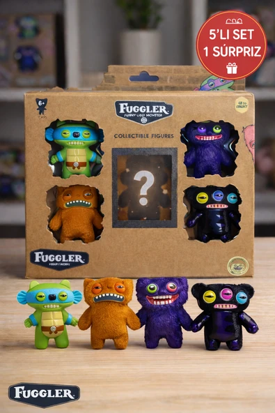 Fuggler Funny Ugly Monster 5’li Figür Seti – 1 Adet Sürpriz Karakter Dahil I Model 4 ürün görseli 1