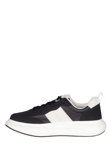 Solmaz HV261-BDL107 Siyah Sneaker - Resim 3