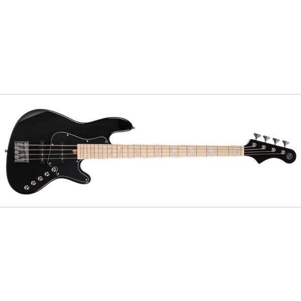 Cort Njs4 Bk Bass Gitar, 4 Telli, Çantalı, Siyah ürün görseli 1